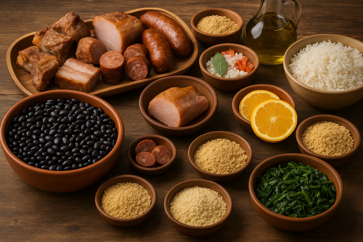 Ingredientes para Feijoada