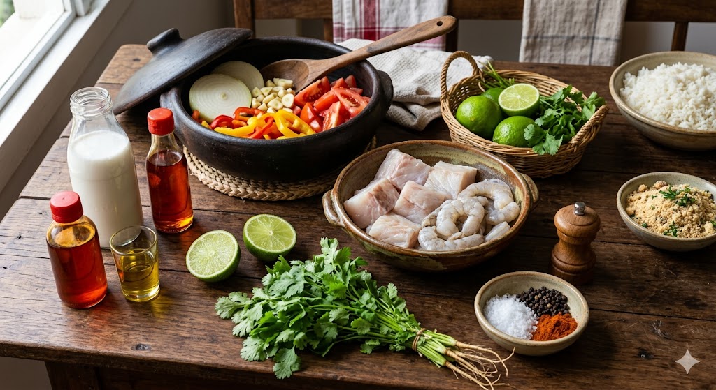 Ingredientes para Moqueca