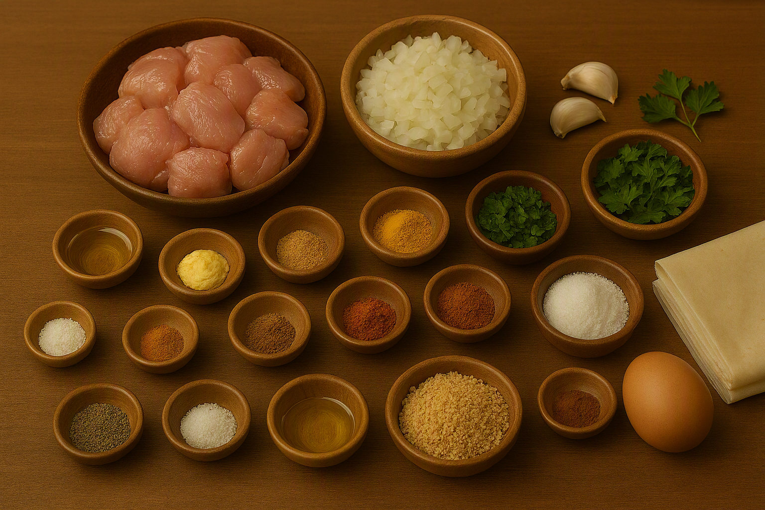 Ingredientes para Pastela marroquí