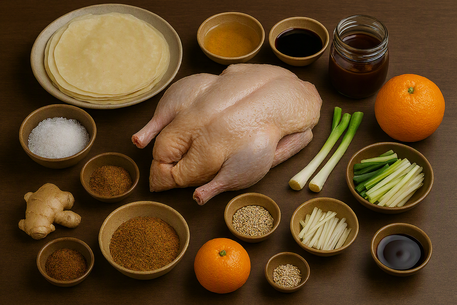 Ingredientes para Pato Pekín