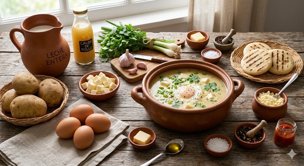 Ingredientes para Pisca andina