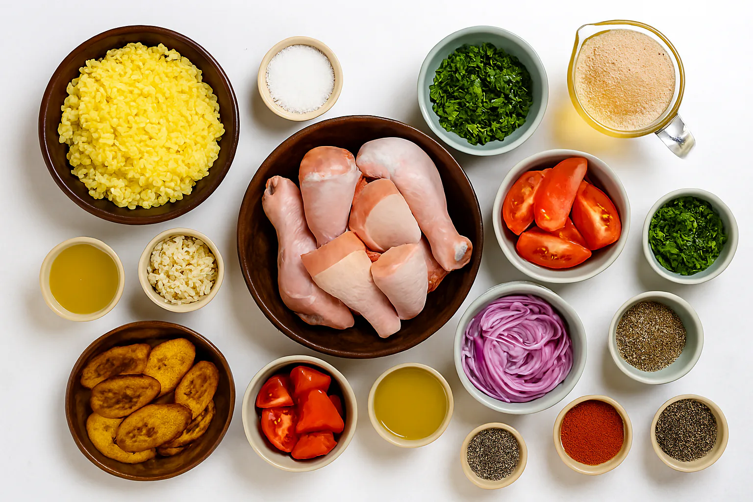 Ingredientes para Seco de pollo