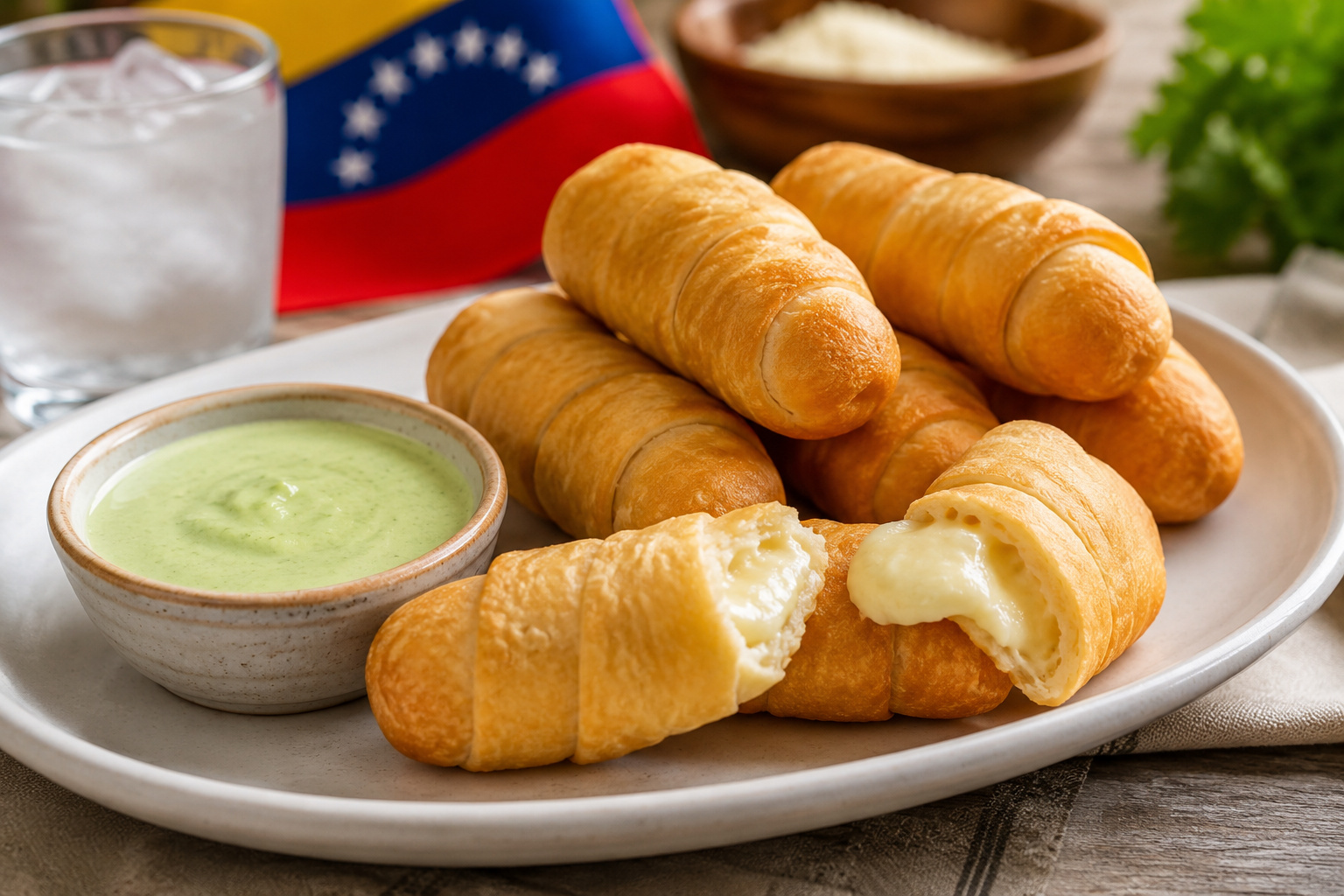 Tequeños venezolanos