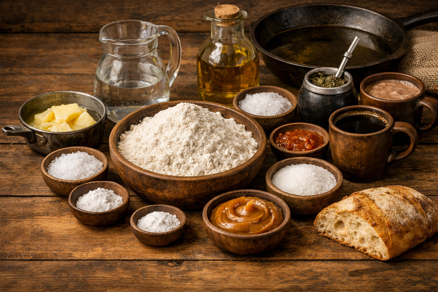 Ingredientes para Tortas fritas uruguayas