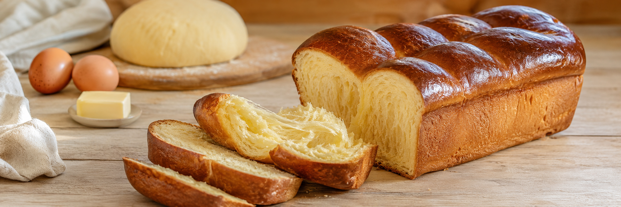 Brioche clásico de mantequilla