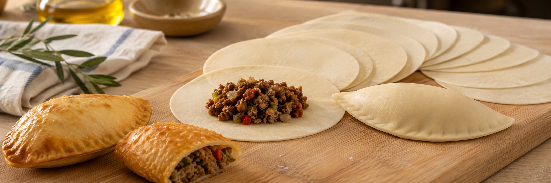 Masa casera para empanadillas