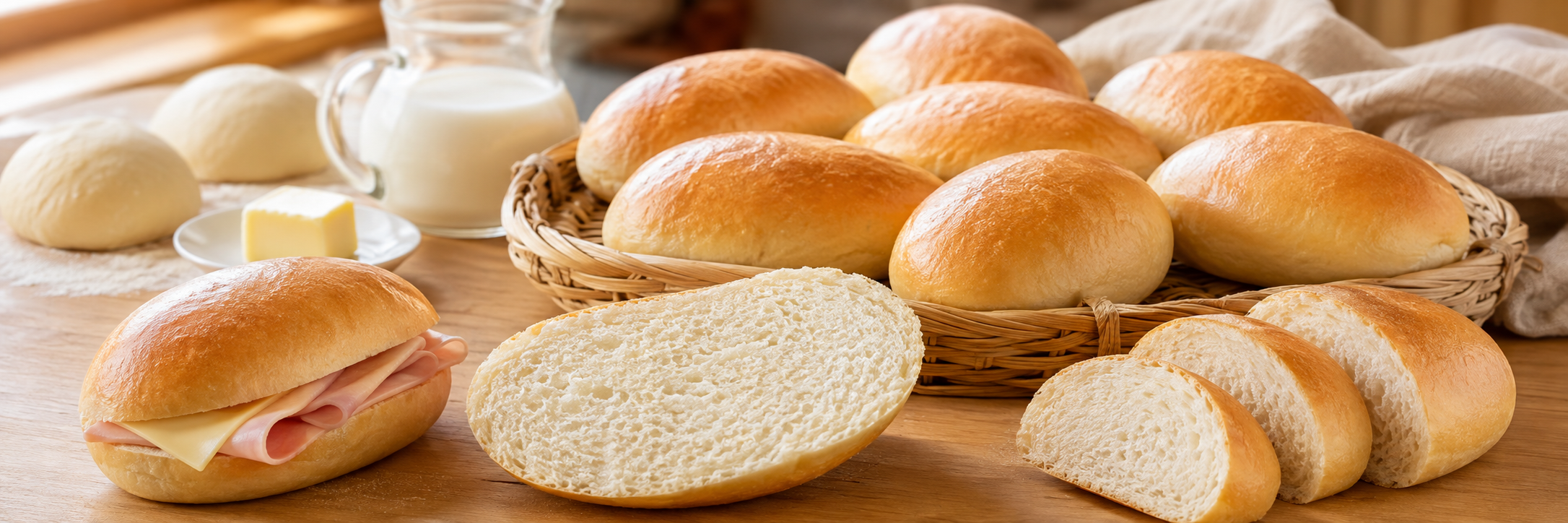 Panecillos de leche muy tiernos