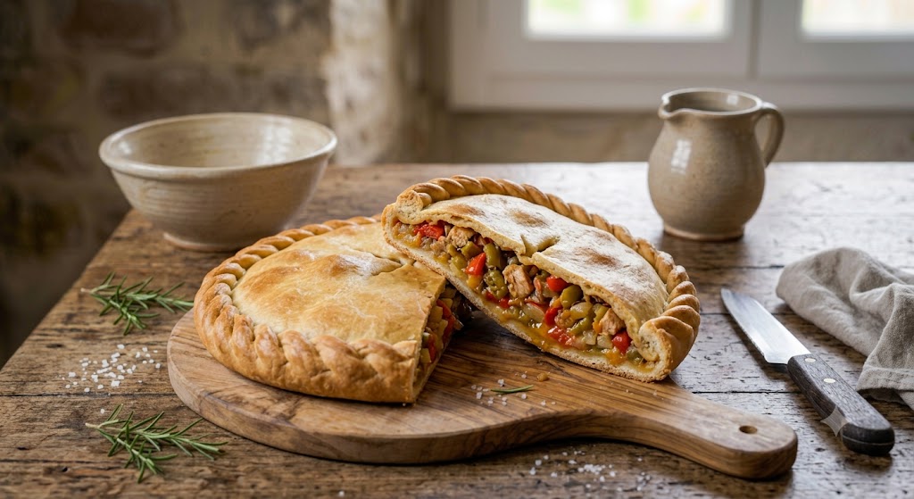 Resultado final de masa de empanada al horno