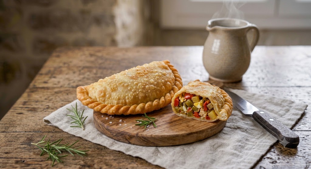 Resultado final de masa casera para empanadillas
