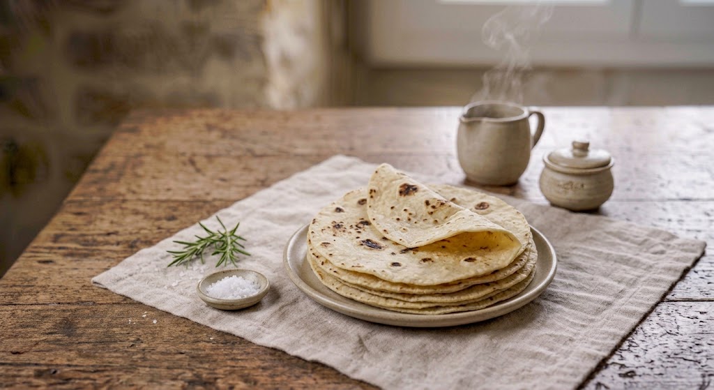 Resultado final de tortillas de trigo flexibles