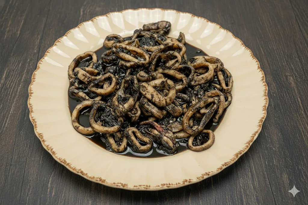 Calamares en su tinta