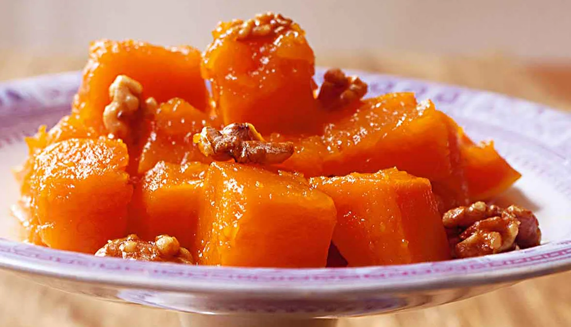 Calabaza al horno como postre
