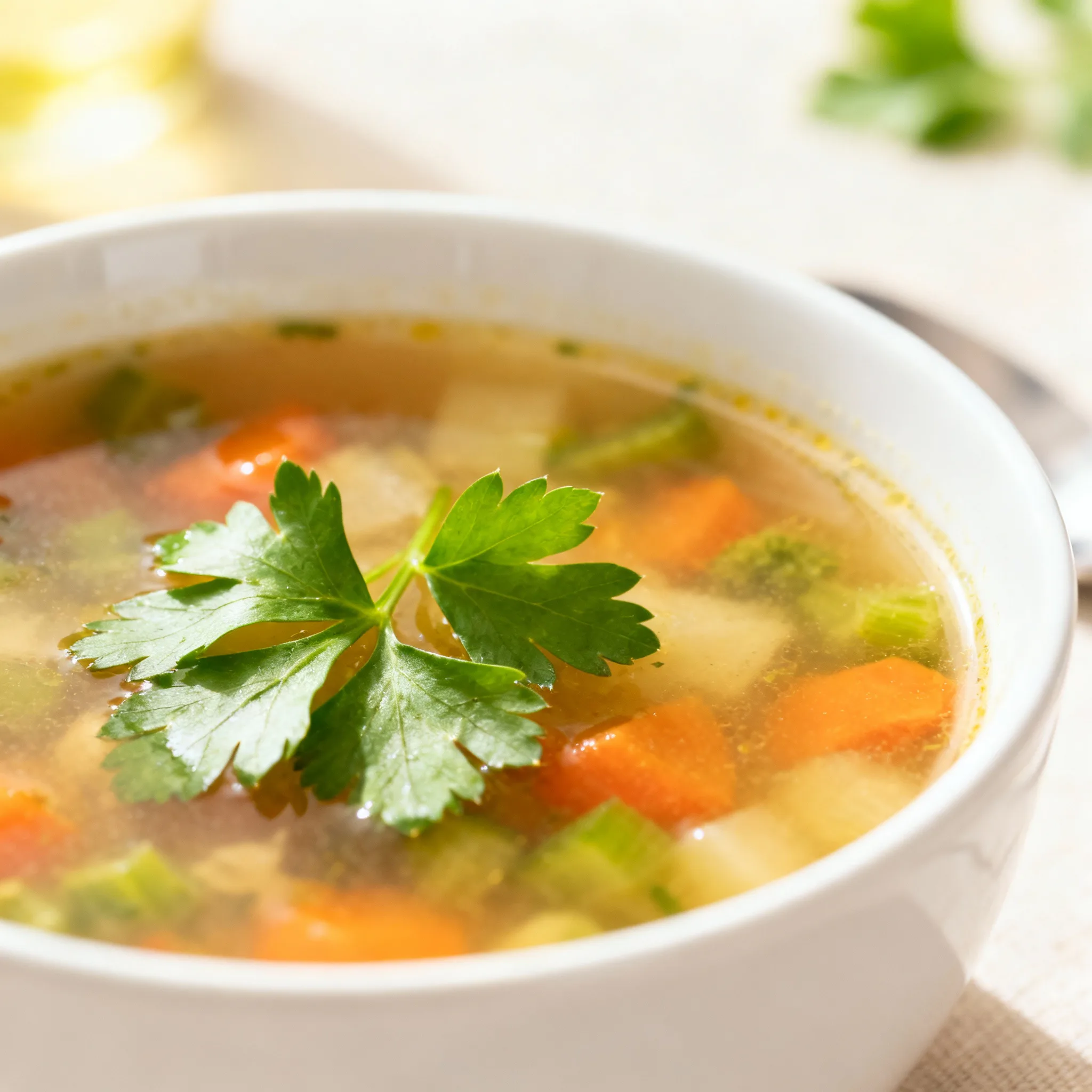 Fondo de verduras casero