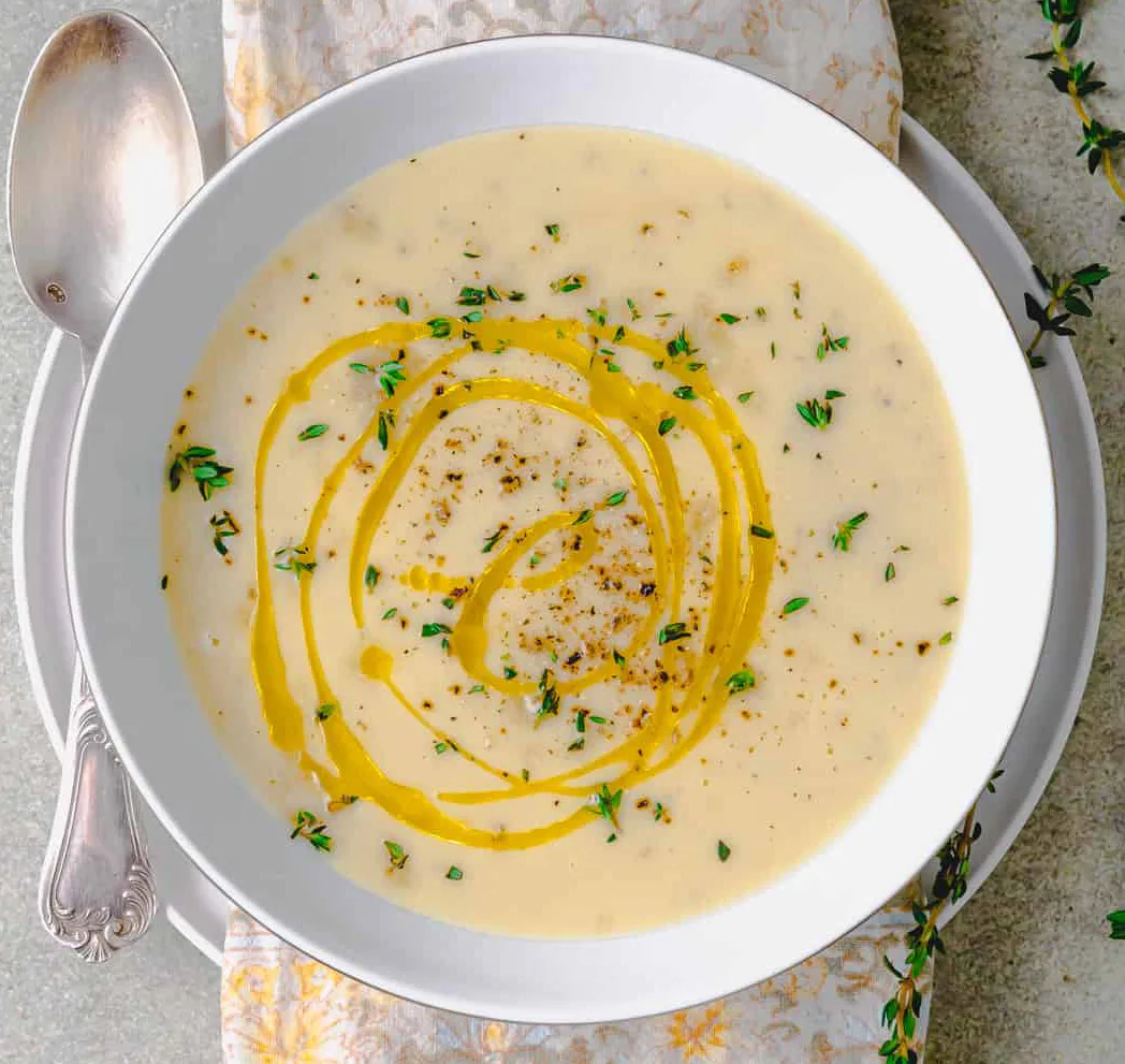 Vichyssoise de puerro y patata