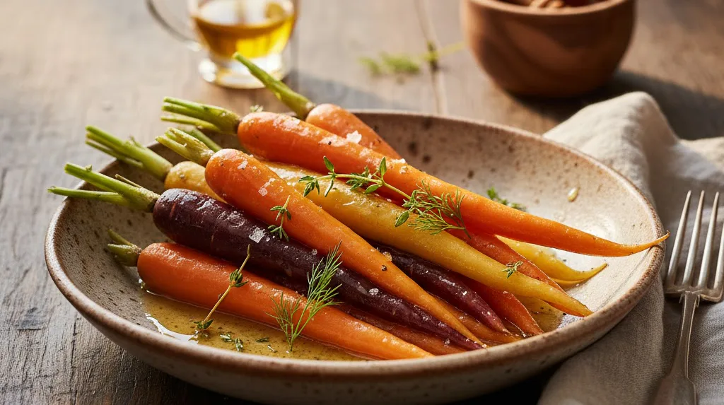 Zanahorias Sous‑Vide con Mantequilla y Miel